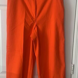 Ann Taylor high raise orange pants BRAND NEW WITH TAG size 12